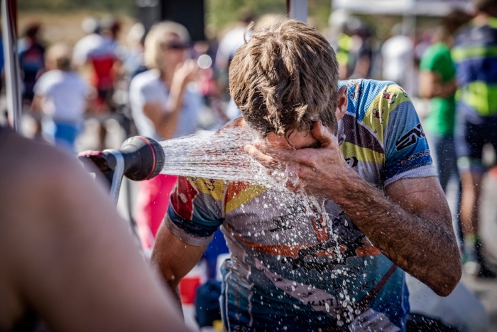 A well deserved cool down. 2019 Park City Point to Point. Photo by Jay Dash Photography