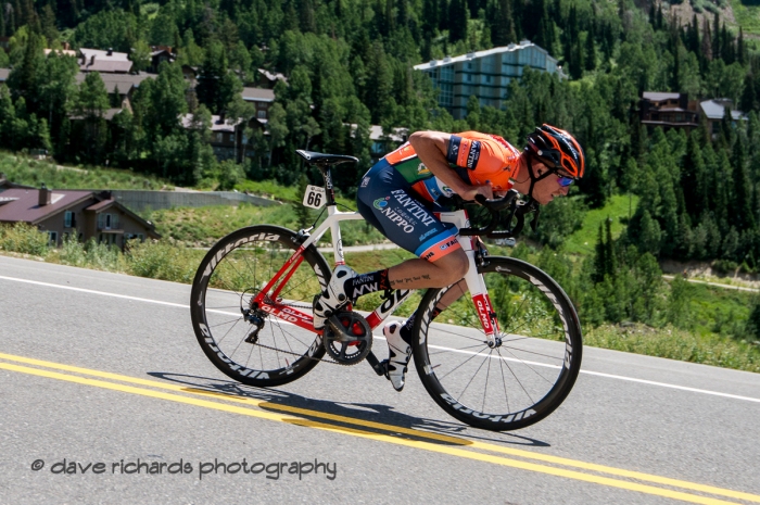 Kids! don't try this at home! Prologue at Snowbird, 2019 LHM Tour of Utah (Photo by Dave Richards, daverphoto.com)