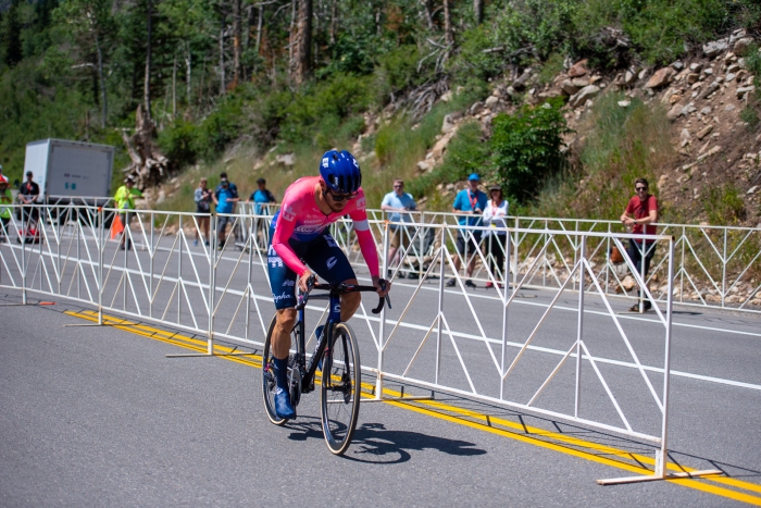 Alex Howes (EF Education First) during the Prologue time trial. 2019 Tour of Utah. Photo by Steven L. Sheffield