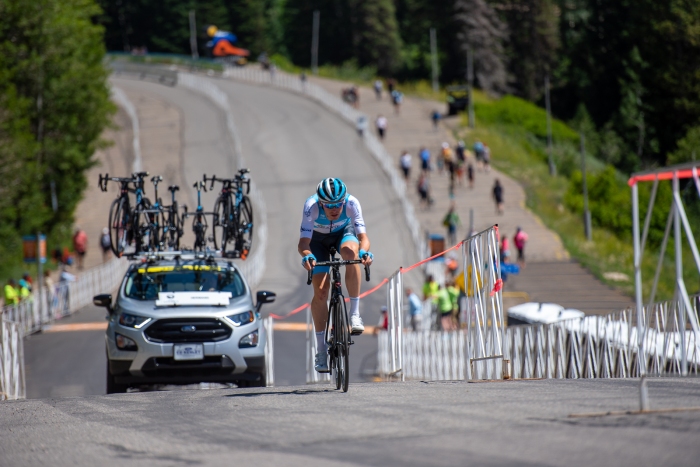 Ben Hermans (Israel Cycling Academy) during the Prologue time trial. 2019 Tour of Utah. Photo by Steven L. Sheffield