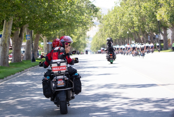 Regulators gotta regulate. Stage 2, 2019 Tour of Utah. Photo by Cathy Fegan-Kim