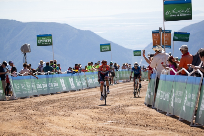 More riders finishing. Stage 2, 2019 Tour of Utah. Photo by Cathy Fegan-Kim