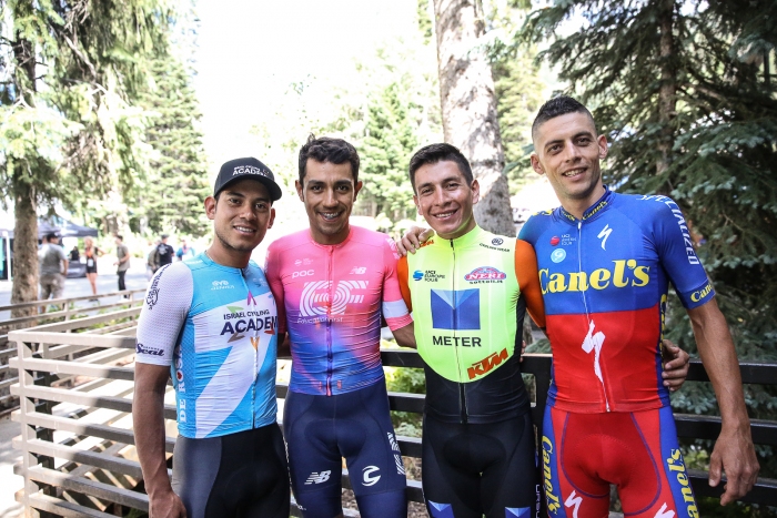 Four Colombian racers at the Tour of Utah this year.