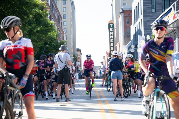 2021 USA Cycling Pro Women's Criterium Championships. June 18, 2021, Knoxville, TN. Photo by Cathy Fegan-Kim, cottonsoxphotography.com