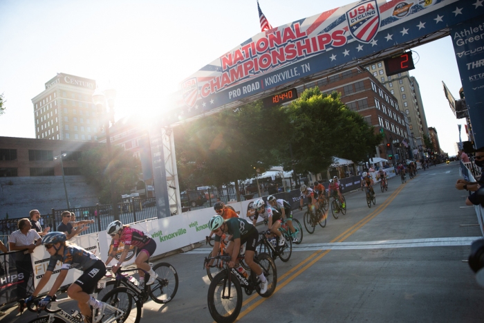 2021 USA Cycling Pro Women\'s Criterium Championships. June 18, 2021, Knoxville, TN. Photo by Cathy Fegan-Kim, cottonsoxphotography.com