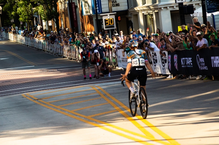 2021 USA Cycling Pro Women's Criterium Championships. June 18, 2021, Knoxville, TN. Photo by Cathy Fegan-Kim, cottonsoxphotography.com