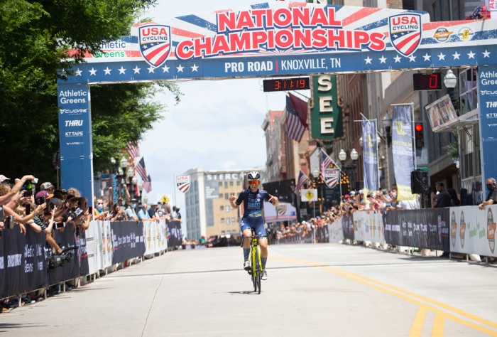 2021 USA Cycling Pro Women's Road Race Championships. June 20, 2021, Knoxville, TN. Photo by Cathy Fegan-Kim, cottonsoxphotography.com