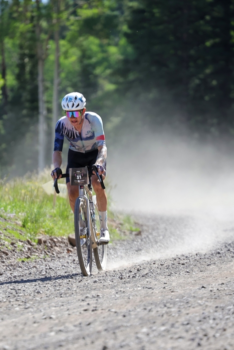 Men's winner Keegan Swenson. 2022 Crusher in the Tushar. Photo by Kevin McInnis