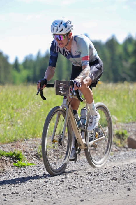 Men's winner Keegan Swenson. 2022 Crusher in the Tushar. Photo by Kevin McInnis