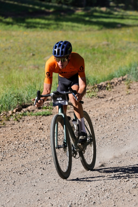 Second place in the men's open Cole Paton. 2022 Crusher in the Tushar. Photo by Kevin McInnis