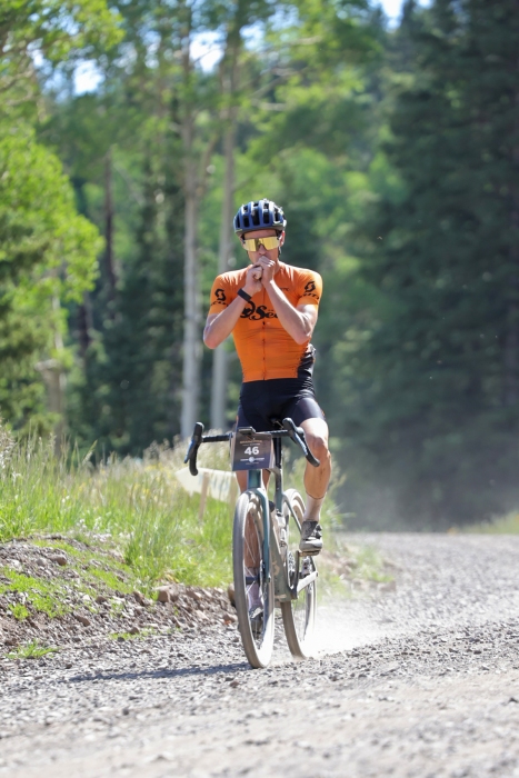 Second place in the men's open Cole Paton. 2022 Crusher in the Tushar. Photo by Kevin McInnis