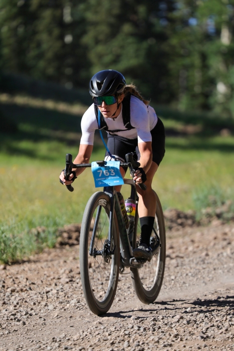 Lindsey Stevenson. 2022 Crusher in the Tushar. Photo by Kevin McInnis