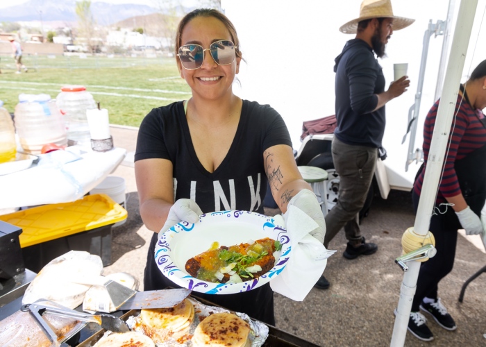 Birria tacos at the 2022 Hurricane MTB Festival. Photo by John Shafer, Photo-John.net