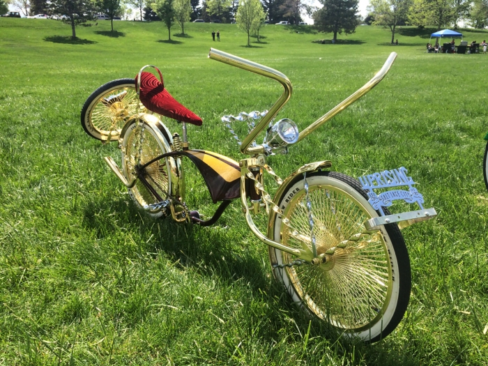 Sugarhouse Park Lowrider Bicycle and Car Show 2017. Salt Lake City, Utah. Photo by Dave Iltis