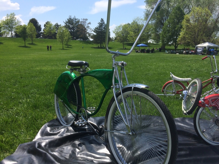 Sugarhouse Park Lowrider Bicycle and Car Show 2017. Salt Lake City, Utah. Photo by Dave Iltis