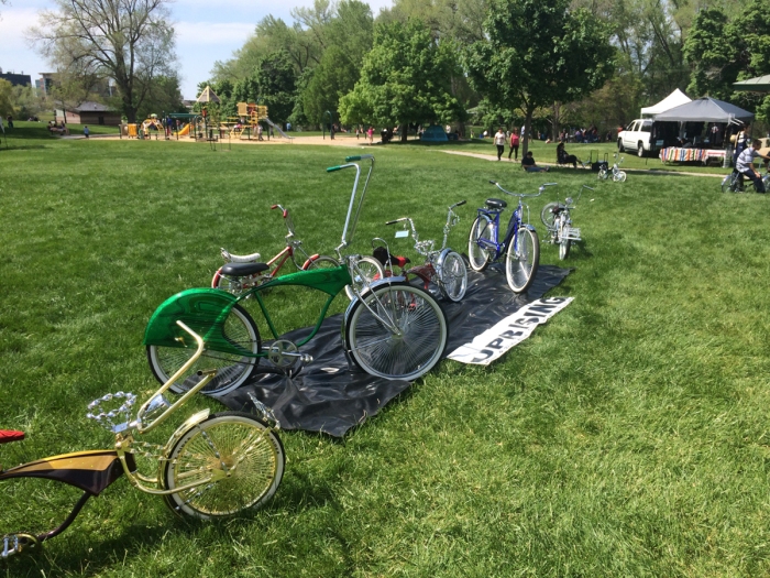 Sugarhouse Park Lowrider Bicycle and Car Show 2017. Salt Lake City, Utah. Photo by Dave Iltis