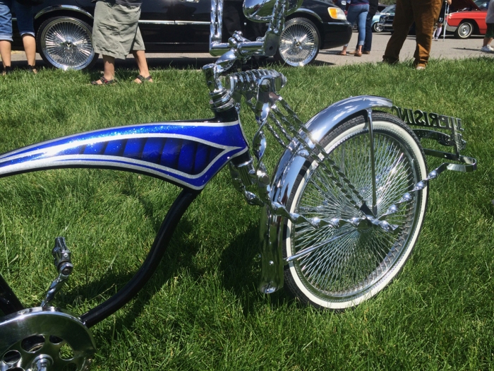 Sugarhouse Park Lowrider Bicycle and Car Show 2017. Salt Lake City, Utah. Photo by Dave Iltis