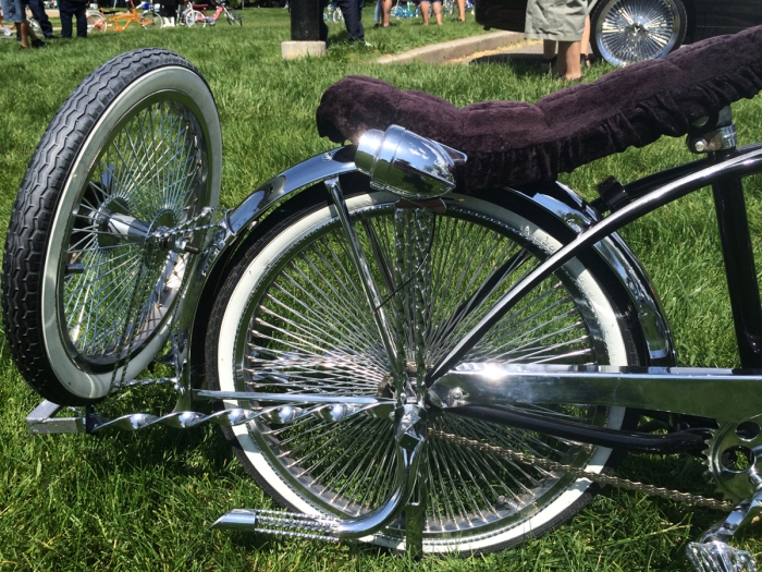 Sugarhouse Park Lowrider Bicycle and Car Show 2017. Salt Lake City, Utah. Photo by Dave Iltis