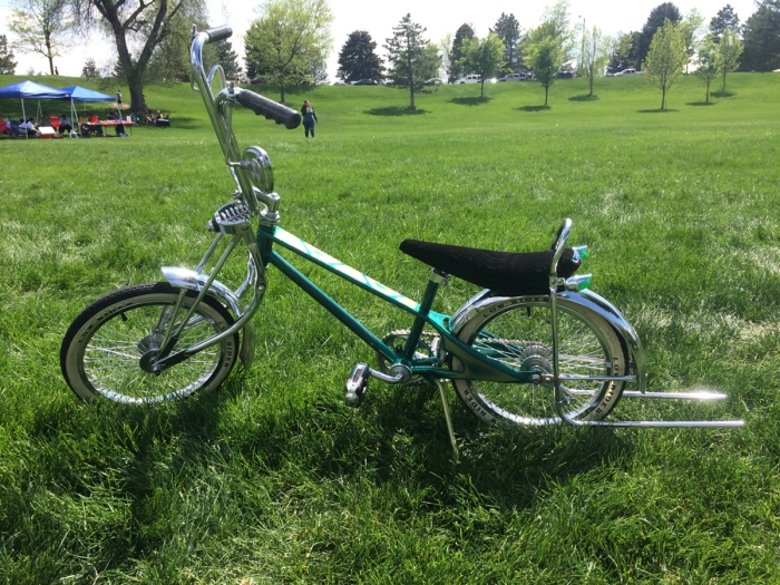 Sugarhouse Park Lowrider Bicycle and Car Show 2017. Salt Lake City, Utah. Photo by Dave Iltis