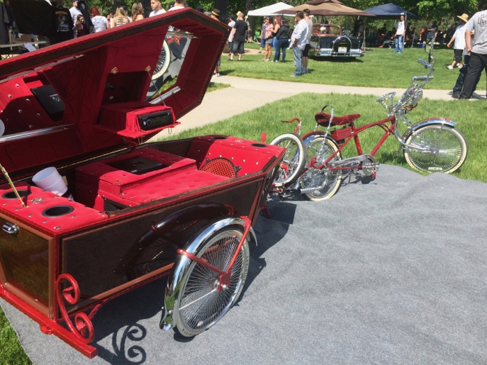 Sugarhouse Park Lowrider Bicycle and Car Show 2017. Salt Lake City, Utah. Photo by Dave Iltis