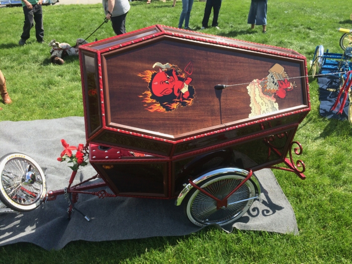 Sugarhouse Park Lowrider Bicycle and Car Show 2017. Salt Lake City, Utah. Photo by Dave Iltis