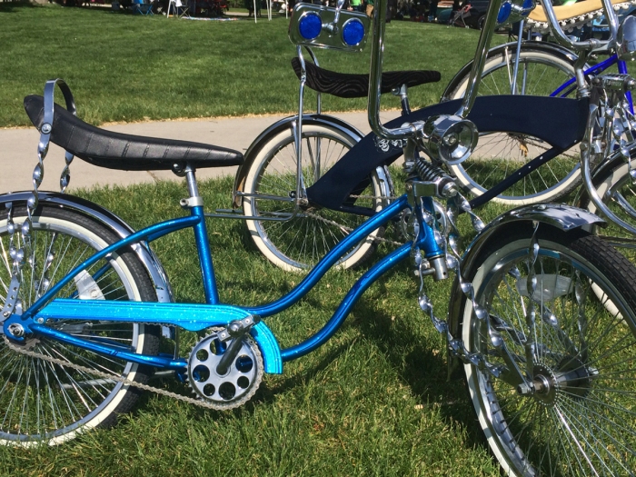 Sugarhouse Park Lowrider Bicycle and Car Show 2017. Salt Lake City, Utah. Photo by Dave Iltis