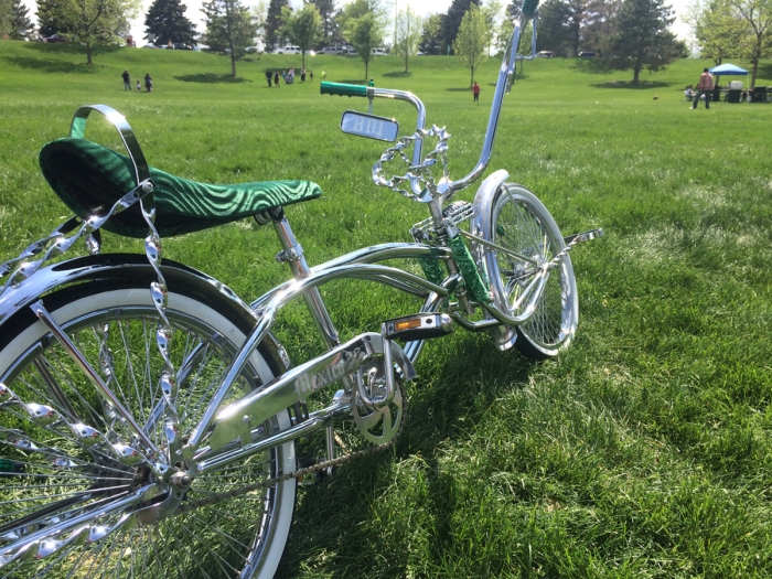 Sugarhouse Park Lowrider Bicycle and Car Show 2017. Salt Lake City, Utah. Photo by Dave Iltis