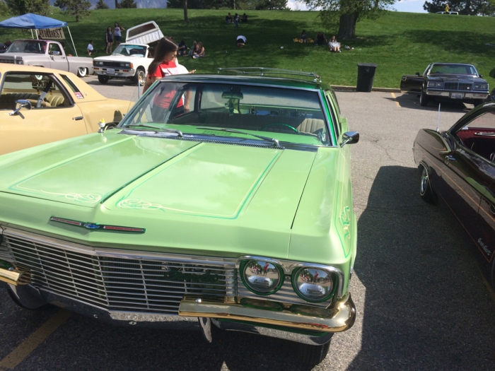 Sugarhouse Park Lowrider Bicycle and Car Show 2017. Salt Lake City, Utah. Photo by Dave Iltis