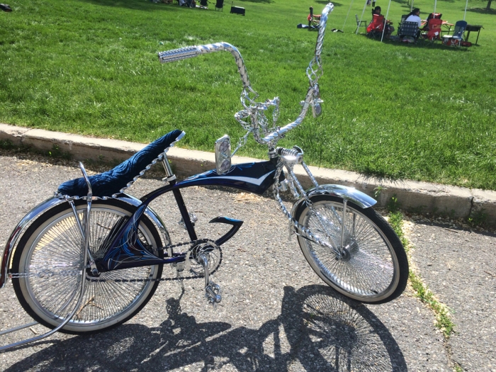 Sugarhouse Park Lowrider Bicycle and Car Show 2017. Salt Lake City, Utah. Photo by Dave Iltis