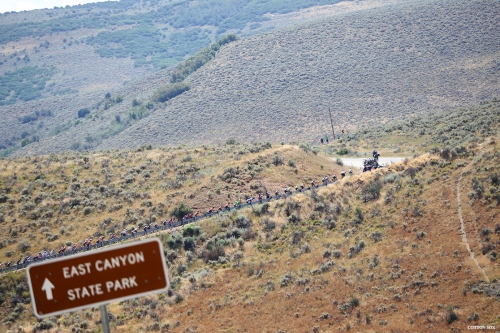 Near Henefer and the Wall. 
Stage 6 of the 2016 Tour of Utah, photo by Cathy Fegan-Kim, cottonsoxphotography.com