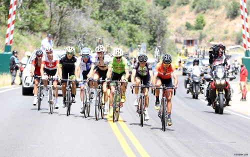 The break. Stage 6 of the 2016 Tour of Utah, photo by Cathy Fegan-Kim, cottonsoxphotography.com