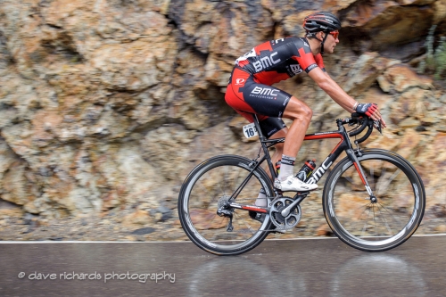 Spinning wheels reflected on the wet road during a rainsoaked descent down Big Cottonwood Canyon. Stage 6, 2016 Tour of Utah. Photo by Dave Richards, daverphoto.com