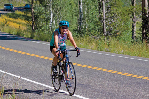 Jessica Orvis, age 12, on her Epic Ride, cycling nearly 500 miles in five days. Photo by: Preston and Colleen Norris.