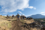 The group ready to drop in on Rick’s Ridge. Photo by Lukas Brinkerhoff