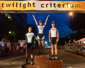 Women's Podium 2012 Boise Twilight Criterium