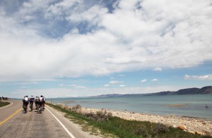 Great vistas await when riding around Bear Lake.