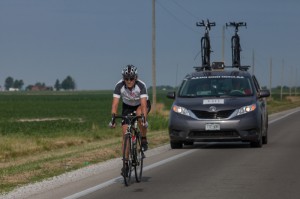 Dina Hannah competing in RAAM