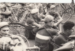 Bartali awaits the start of a race. – Courtesy of Giov anni Corrieri