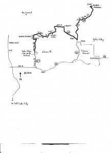 Powder Mountain Map,  Utah