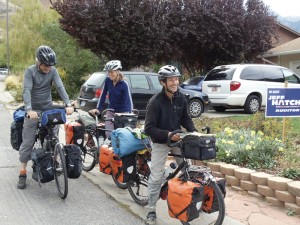 Yves, Aurelie and Florent from France.