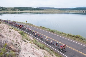 The peloton in Stage 1 of the 2013 Tour of Utah. Photo: Dave Richards, daverphoto.com