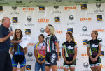 Dave Towle chats with WCA president & DNA Cycling p/b K4 Racing guest rider about the inaugural Tour of Utah Women's Edition circuit race at the Miller Motorsports Park which will be on Wednesday at 1pm. Photo by cottonsoxphotography.com