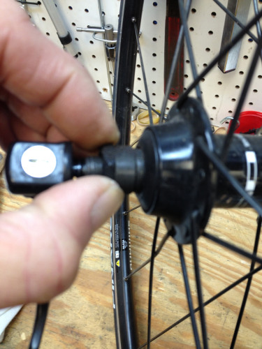 Check the hub, bottom bracket and headset bearings carefully.