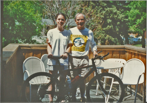 Katy's Dad gave her the bike in 1996 as a graduation present.