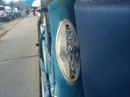 This classic Schwinn Head Badge is on display at the Blue Plate Diner in Salt Lake CIty, Utah. Photo by Dave Iltis