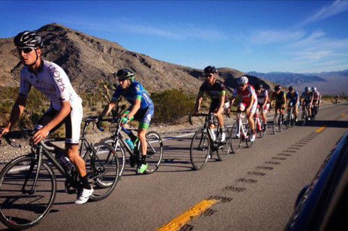 Riders competing in the Mt. Charleston Hill Climb