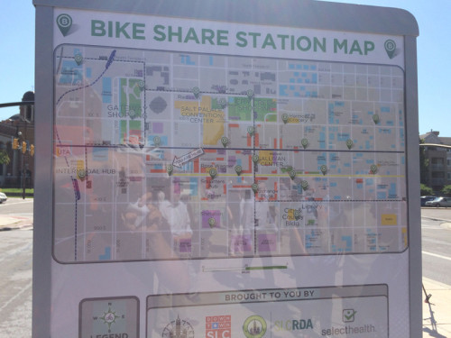 Greenbike added 5 station in June 2015. Photo by Dave Iltis