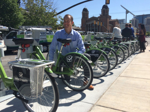 WFRC Director Andrew Gruber at the UCAIR Station dedication on June 2, 2015. Photo by Dave Iltis