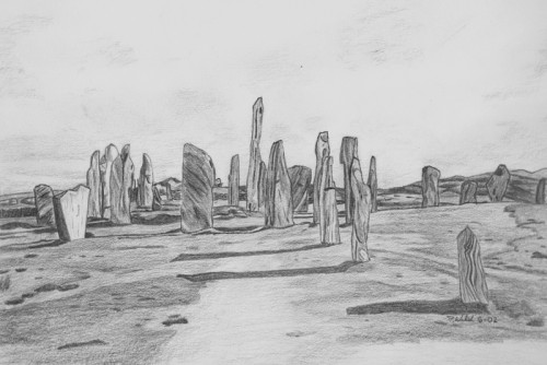 Callanish Stones Illustration by Patrick Walsh