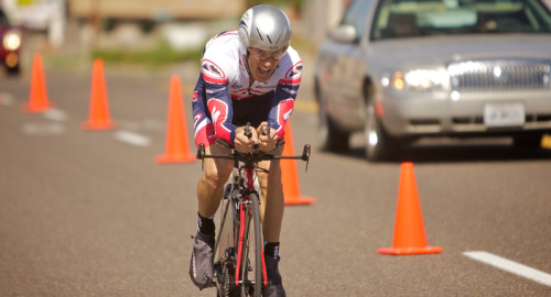 The Capitol Reef Stage Race  features a time trial. Photo courtesy Capitol Reef Classic.